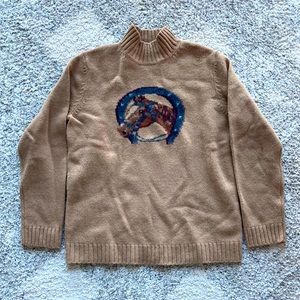 Ralph Lauren equestrian lambswool sweater